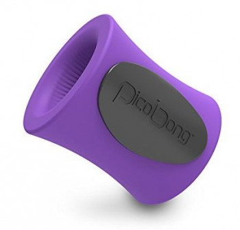 Фиолетовая виброчаша для мастурбации Blowhole M-Cup